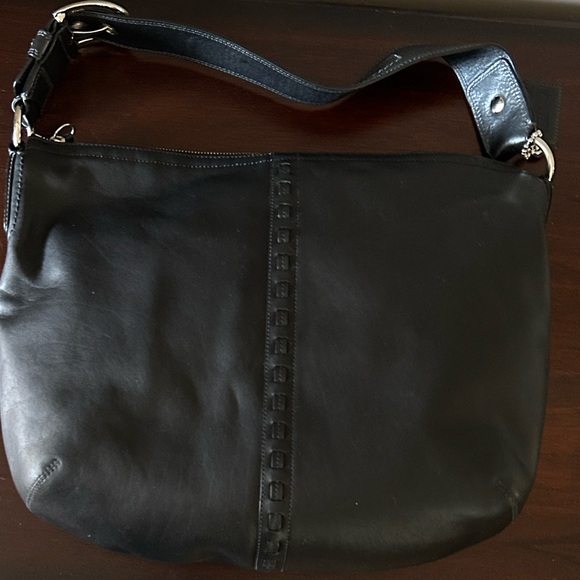 Coach Black Leather Hobo Bag - Picture 12 of 16